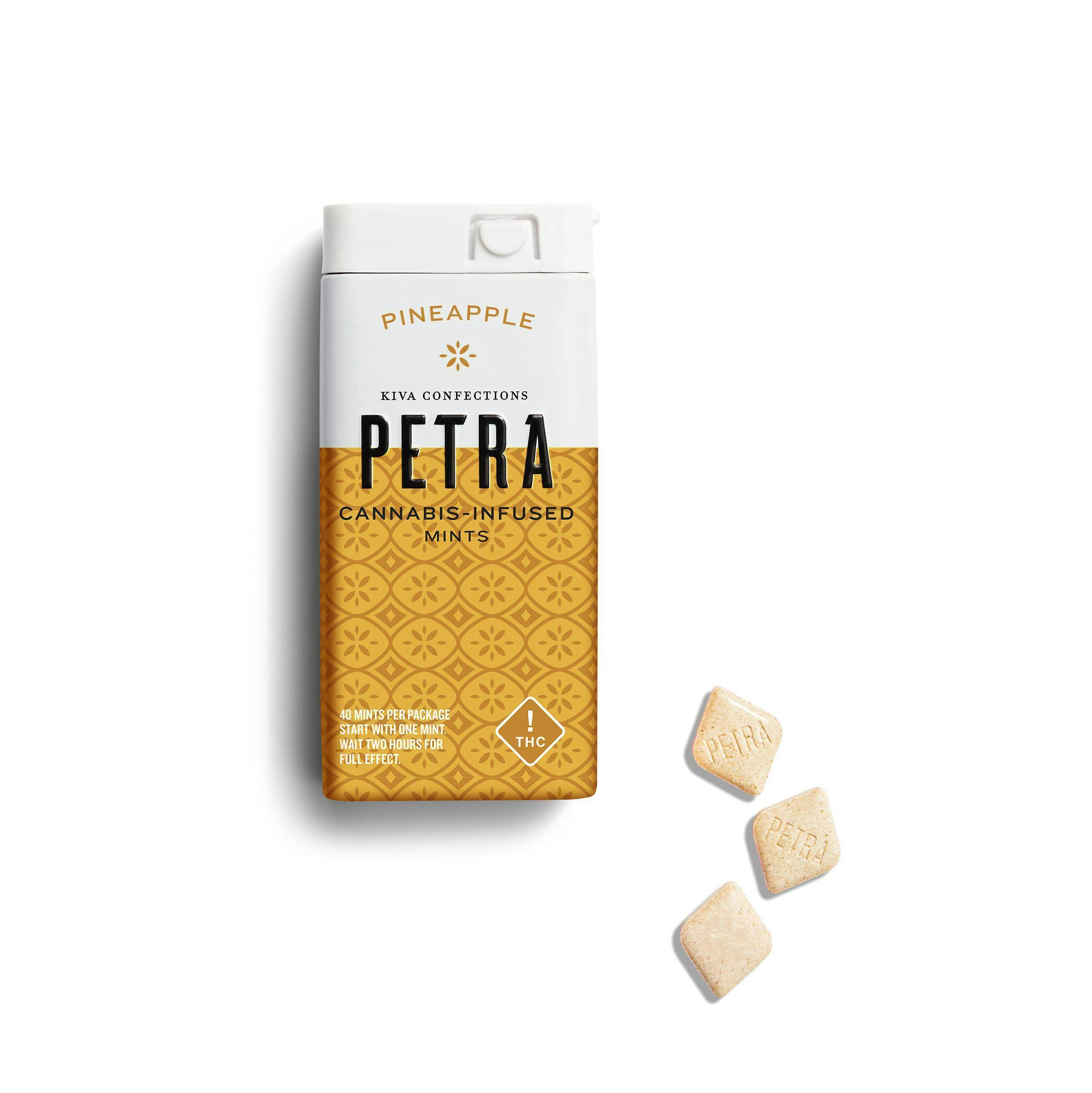 Petra | Pineapple 40 pcs | 100mg Mints