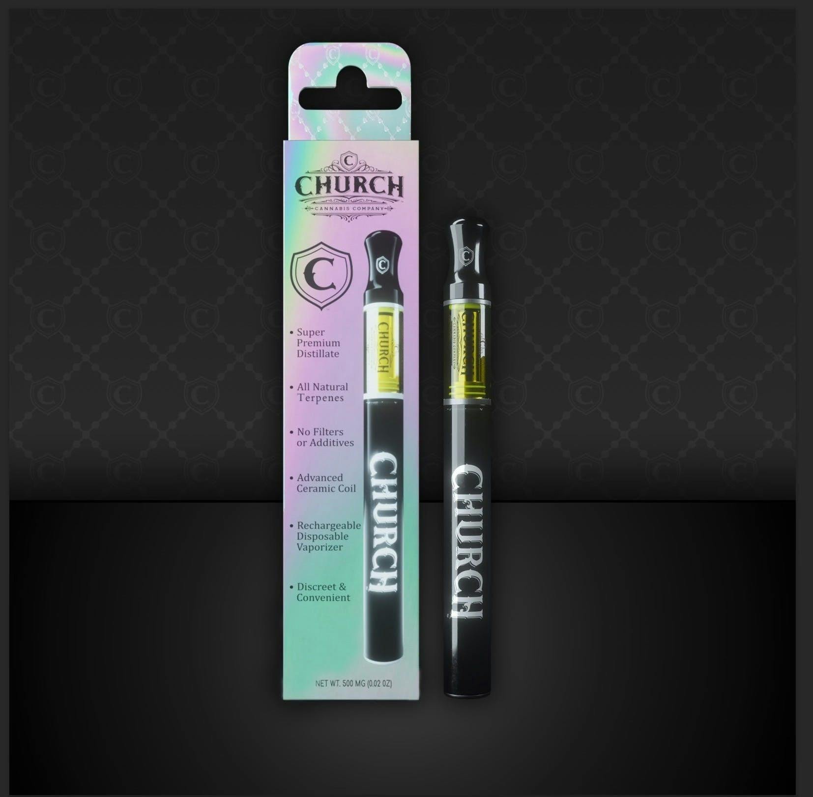 Church | Permanent Marker | 1g Liquid Diamond Vape Cart | REC