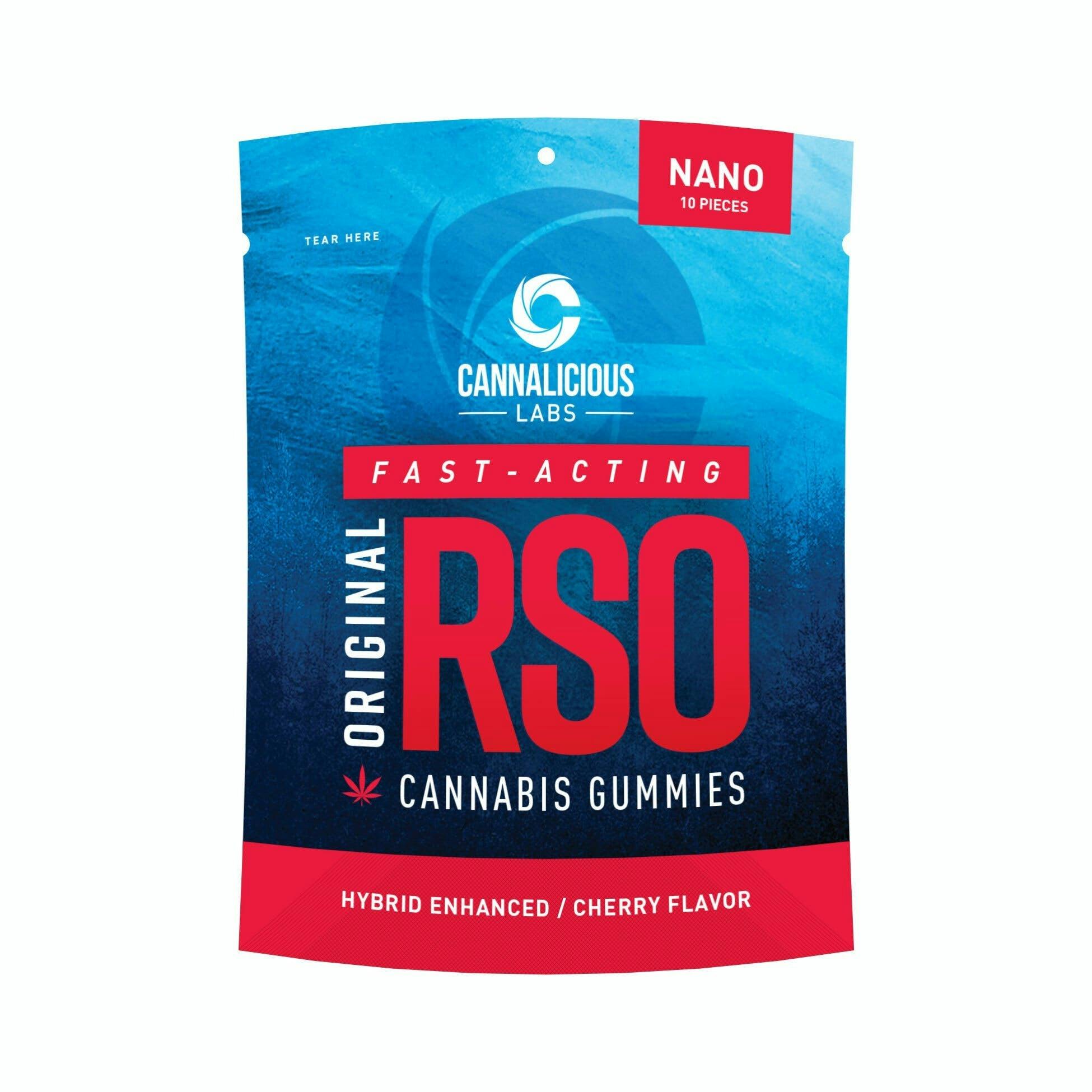 Cannalicious | Cherry | 200mg RSO Gummies | REC