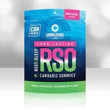 Cannalicious | Strawberry | 200mg RSO Rest Gummies | REC