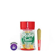 Baby Jeeter | Acapulco Gold | 0.5g - 5pk (2.5g) Infused Preroll Pack | REC