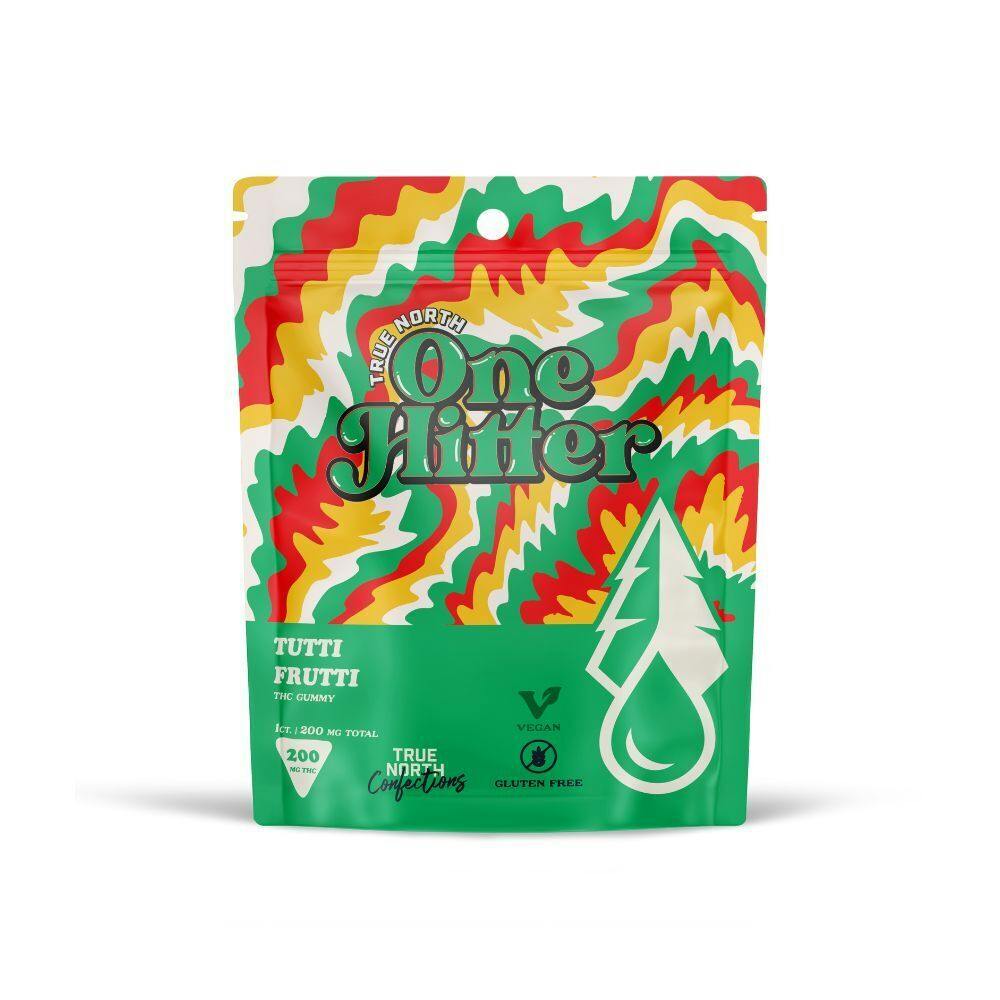 True North | One Hitter | Vegan Watermelon Mint Gummies | 200mg | Single