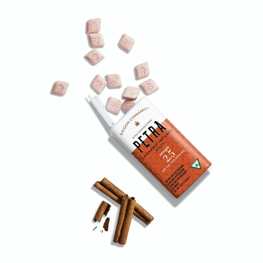 Petra | Saigon Cinnamon | 100mg 1:1 Mints | REC