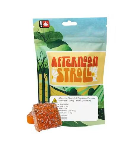 Afternoon Stroll - Daydream Express Gummies - 25mg - Sativa (10 Pack)