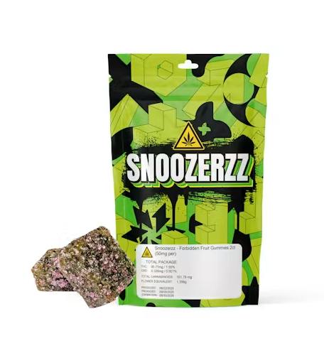 Forbidden Fruit Gummies by Snoozerzz 50mg 10 Pack| Hybrid