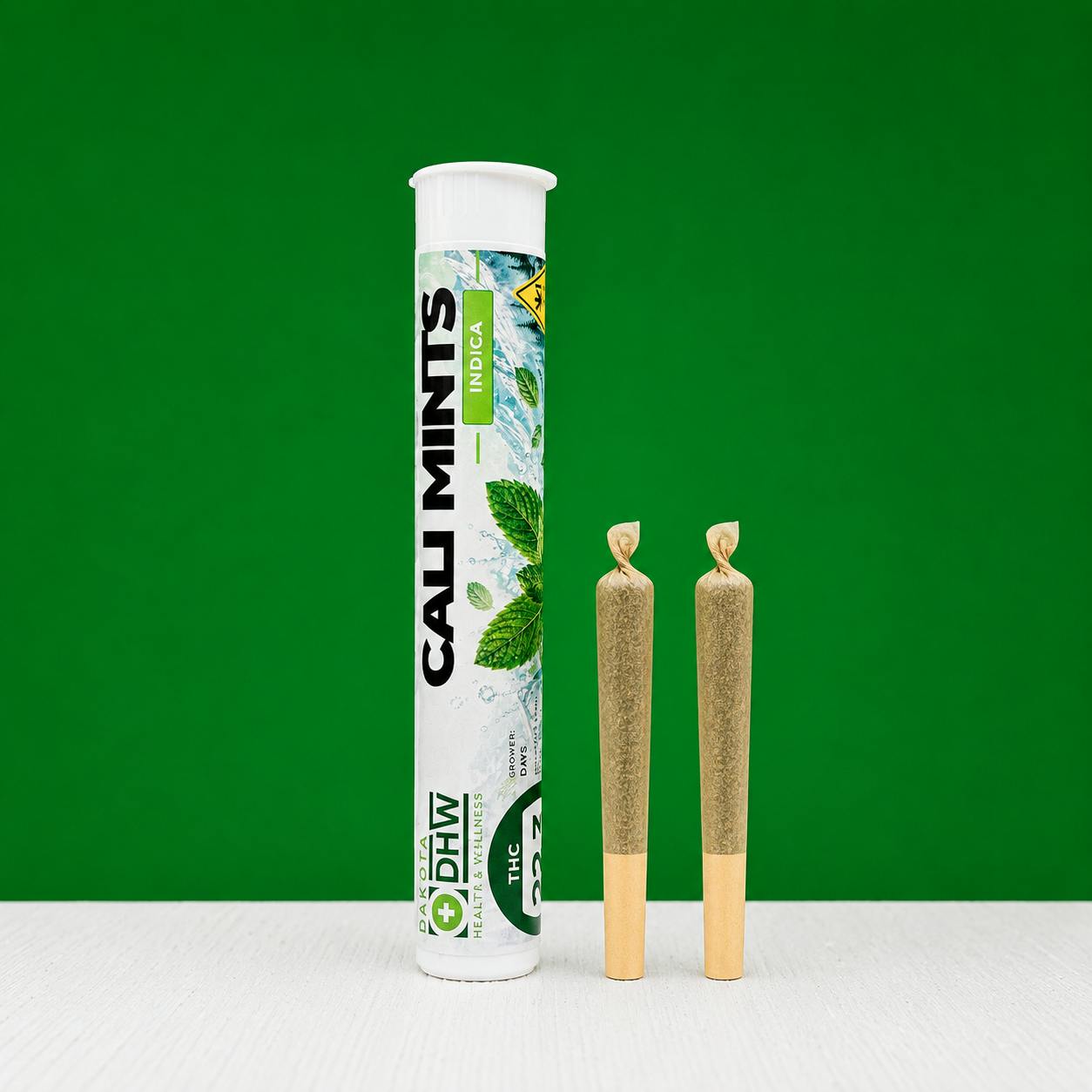 Cali Mints by DHW .5g Pre Roll 2 Pack | Indica at Dakota Health and Wellness