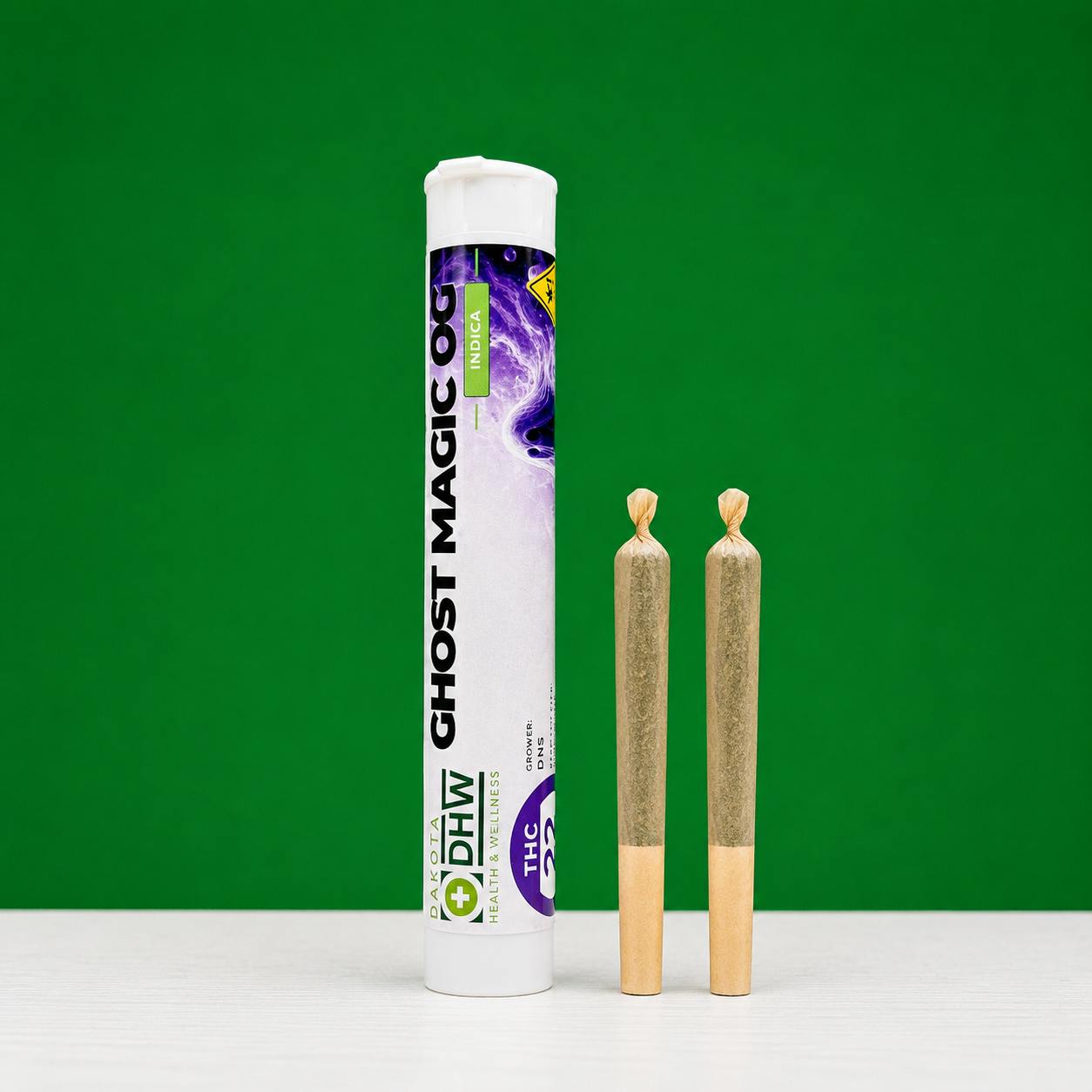 Ghost Magic OG by DHW .5g Pre Rolls 2 Pack | Indica at Dakota Health and Wellness