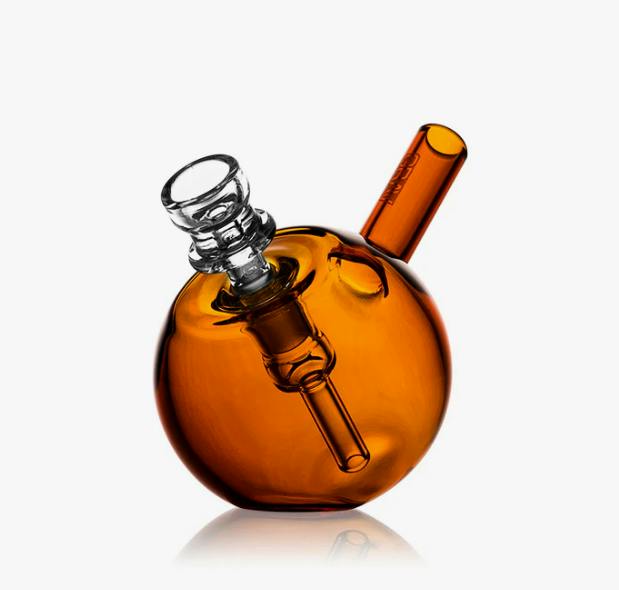 Grav Spherical Pocket Bubbler - Amber