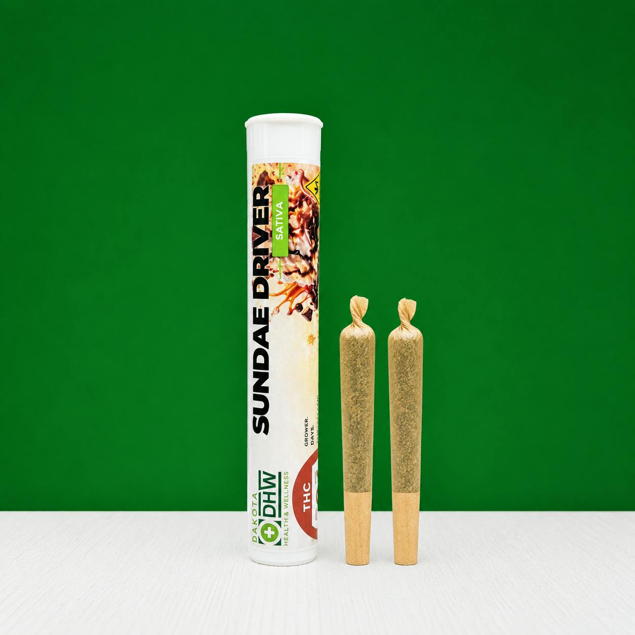 Sundae Driver by DHW .5g Pre Roll 2 Pack | Hybrid at Dakota Health and Wellness