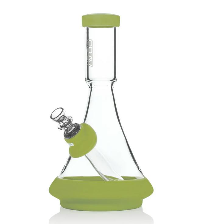 Grav Silicone Beaker Bong - Avocado