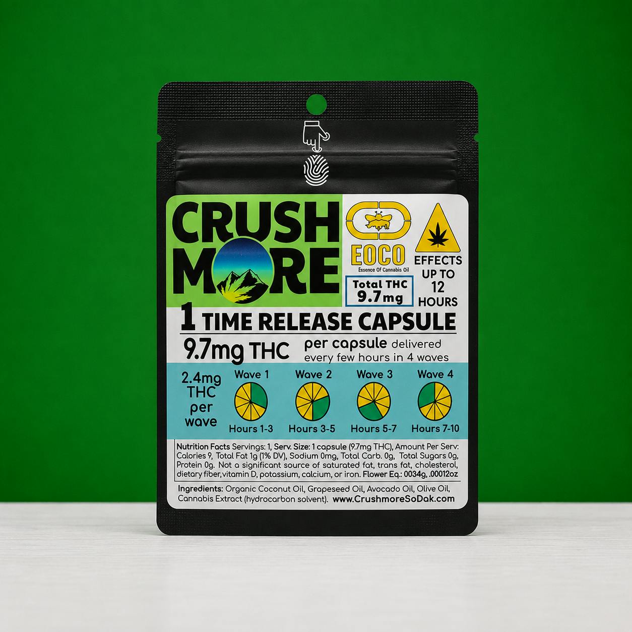 Low Dose Capsule by Crushmore 1 pack | Hybrid by Crushmore at Dakota Health and Wellness
