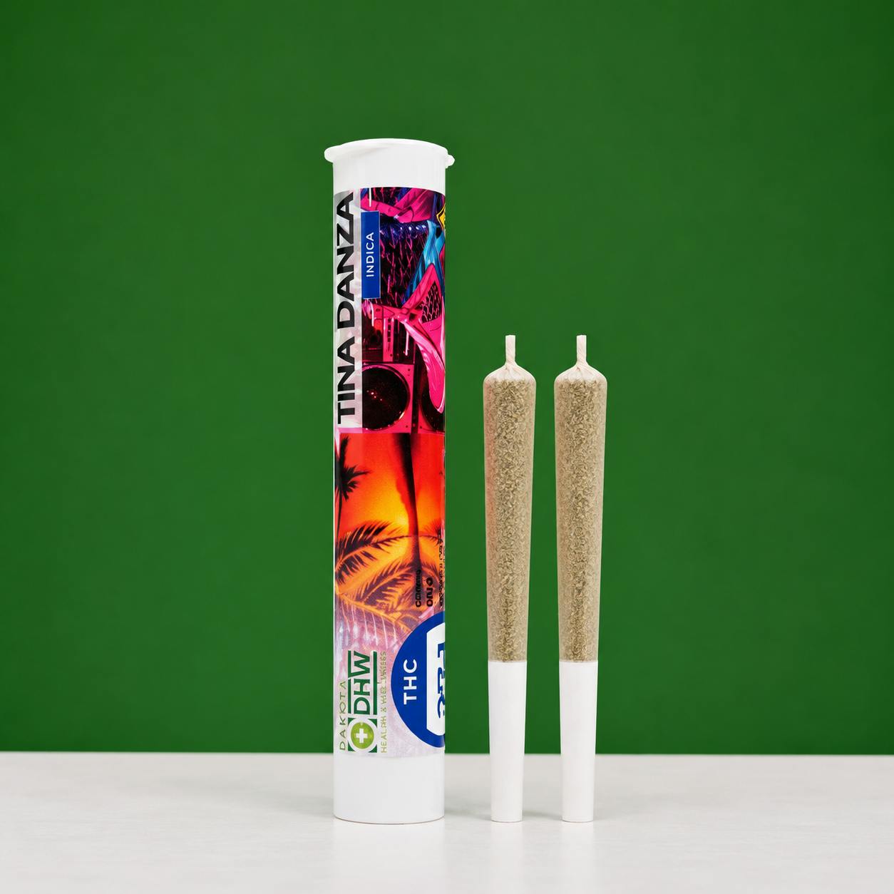 Tina Danza by DHW .5g Pre Roll 2 Pack | Indica at Dakota Health and Wellness