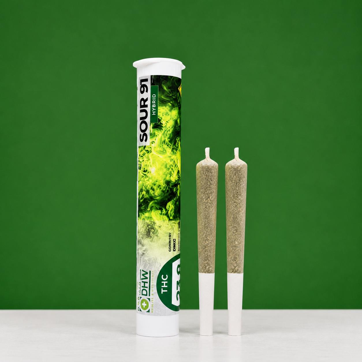 Sour 91 by DHW 1g Pre Roll | Hybrid at Dakota Health and Wellness
