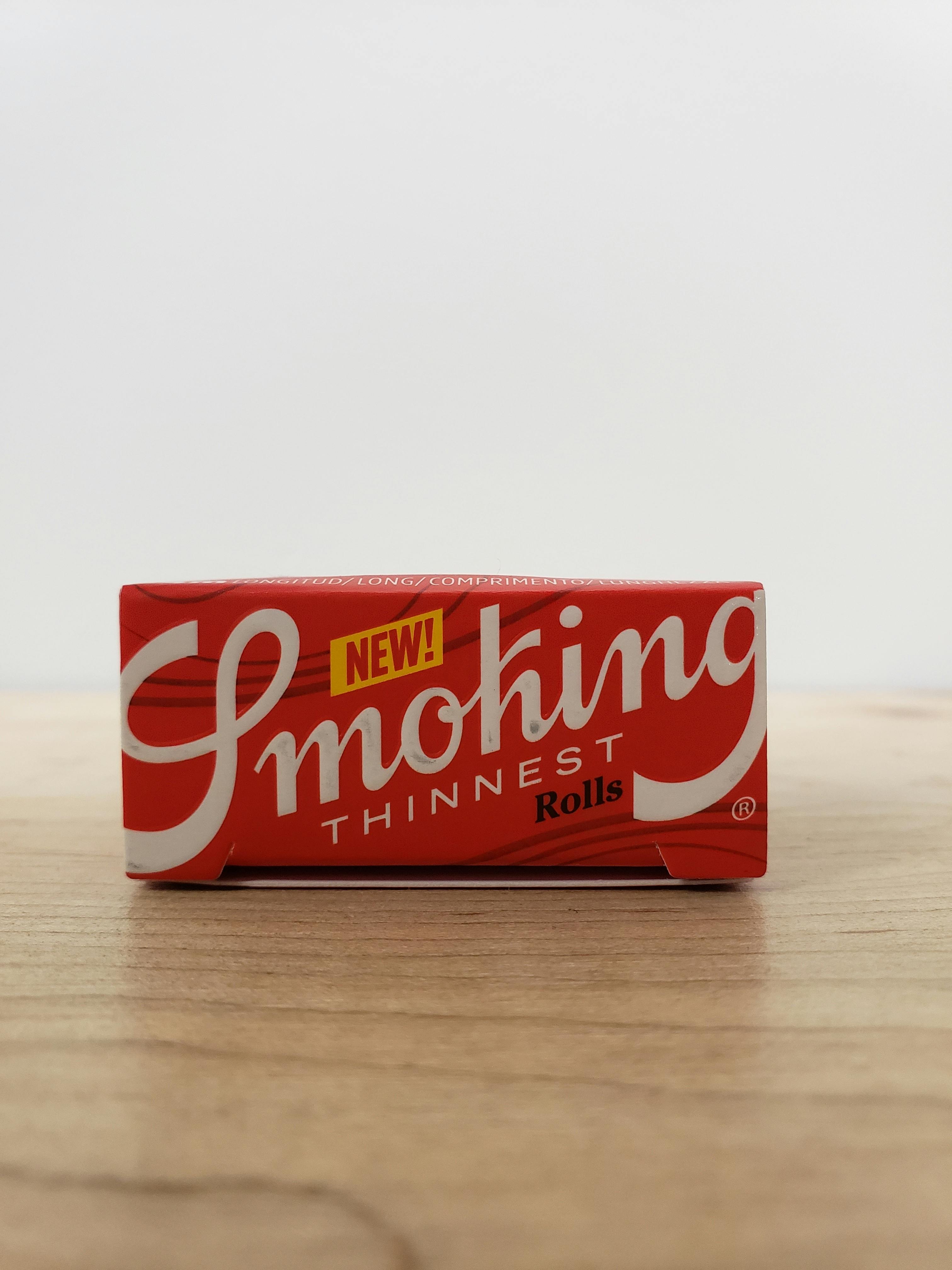 Smoking - THINNEST (red booklet) Rolls - Booklet 13 ft.