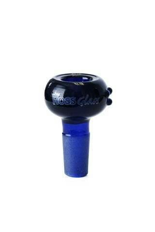 HOSS Glass - Super Thick Bowl - 14mm - Blue - YX21C-14-b