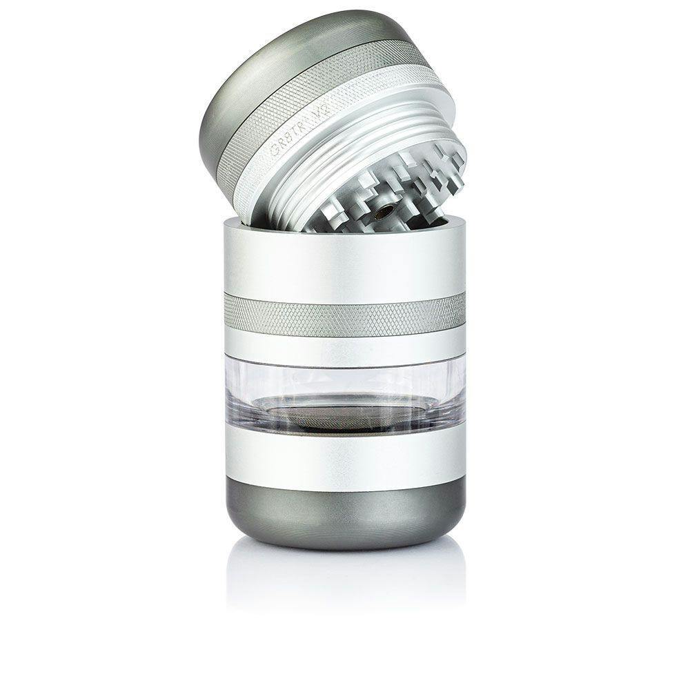 RYOT - GR8TR V2 Series Grinder w/ Jar Body, Screen Chamber & Stainless Easy Change Screen - MATTE...