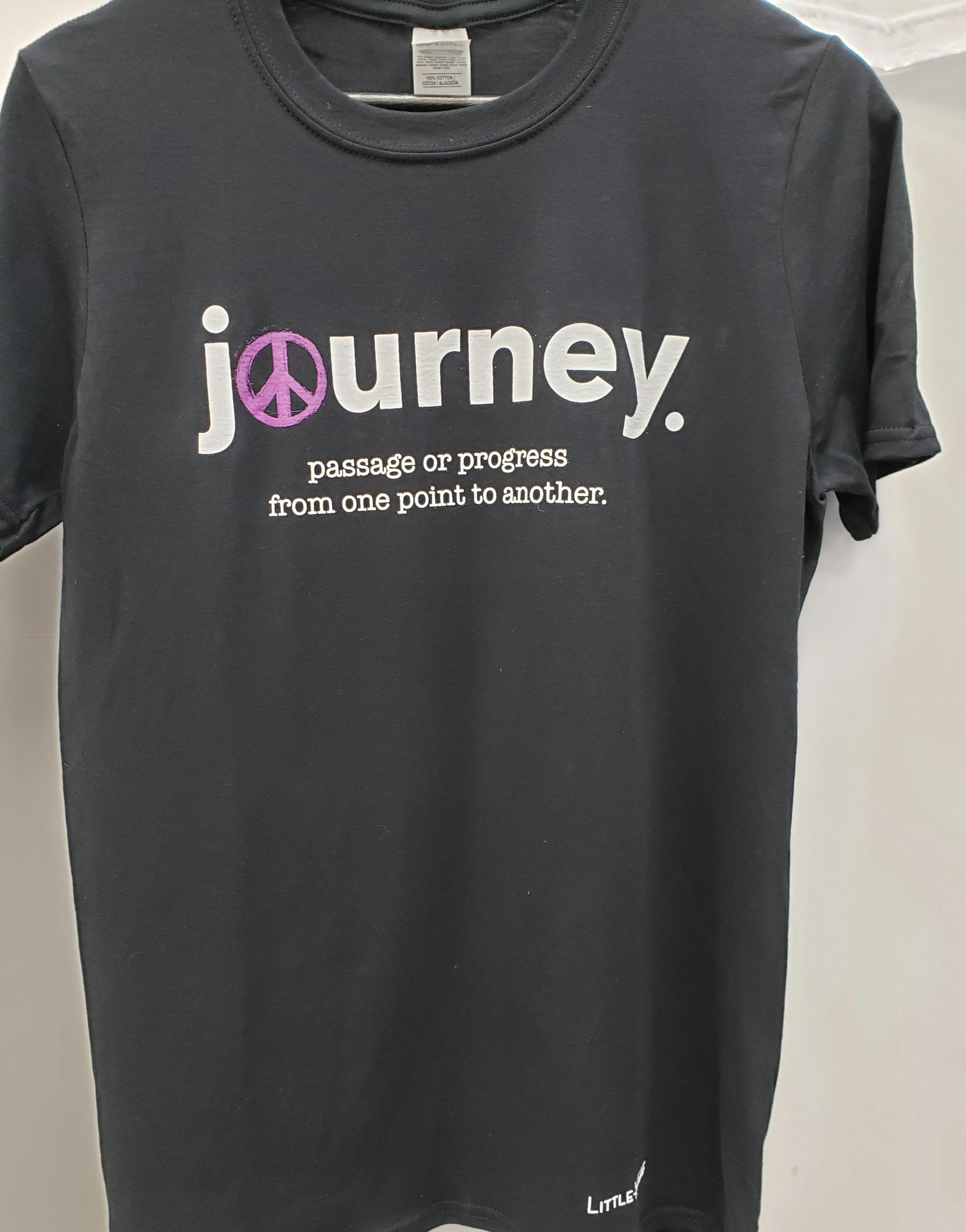 Little Leaf - T- Shirt "Journey" - Black Small