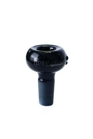 HOSS Glass - Super Thick Bowl - 14mm - Black - YX21C-14-bk