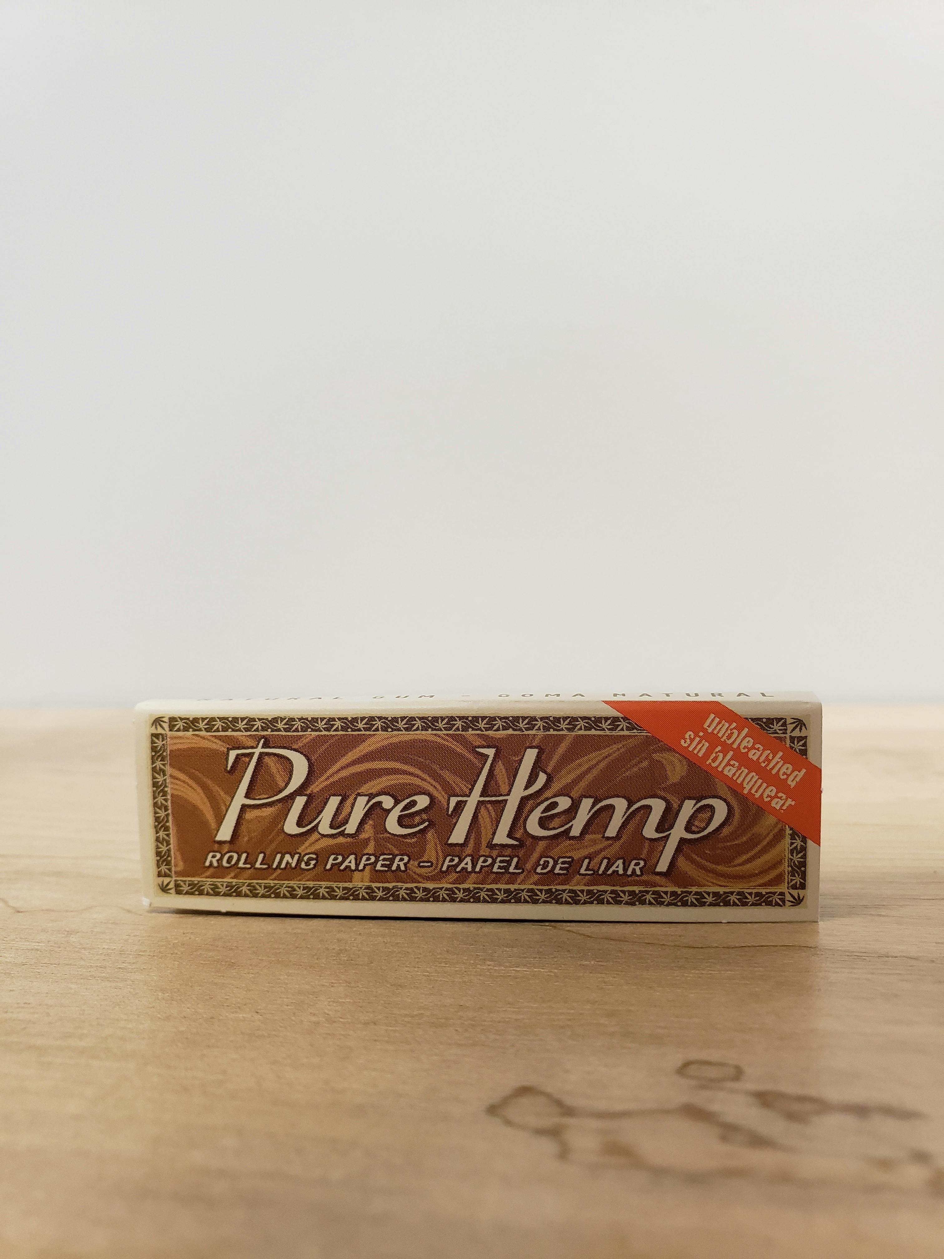Pure Hemp - UNBLEACHED papers - Single Wide - Booklet