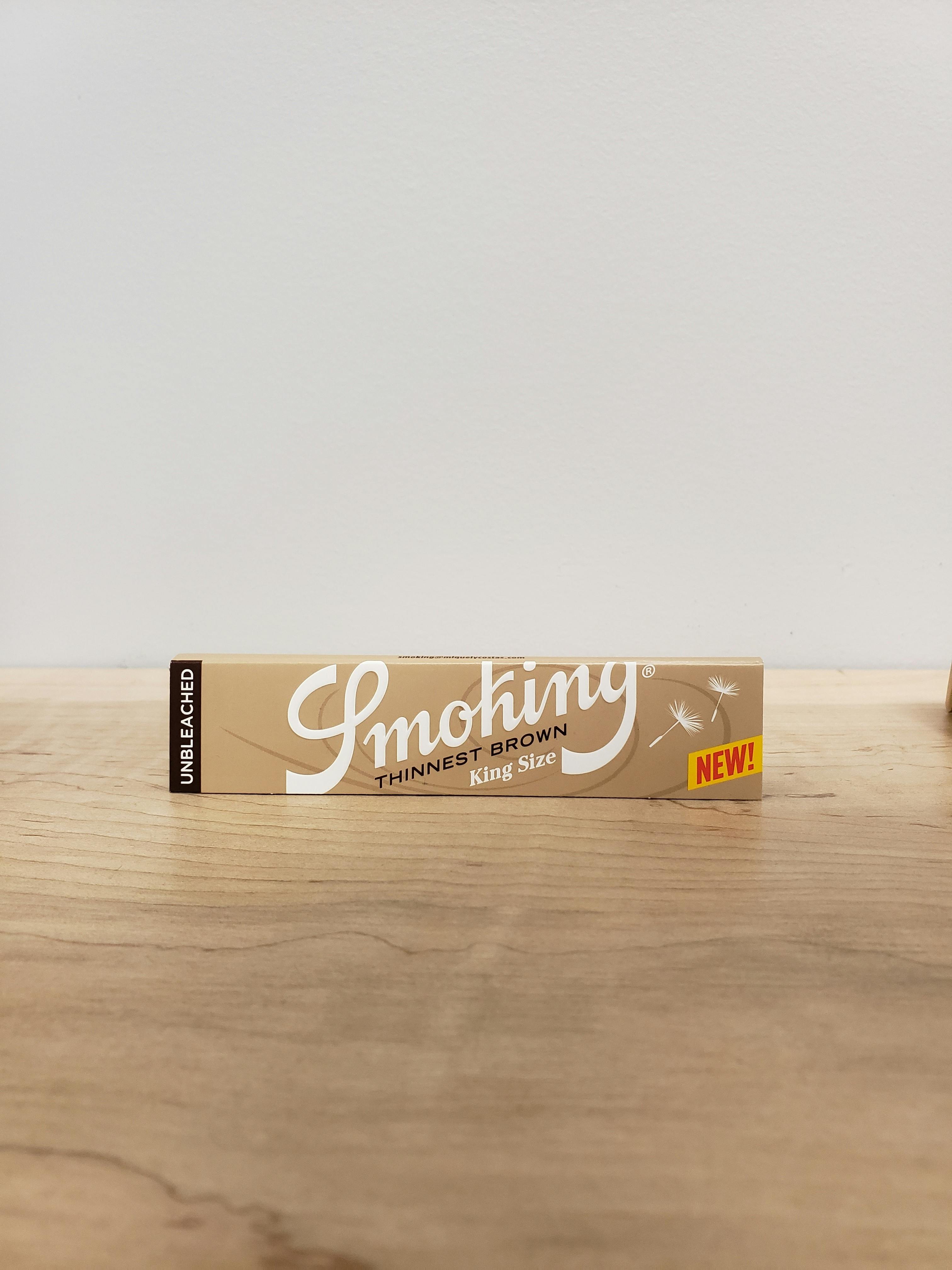 Smoking - THINNEST Unbleached - King Size -Booklet