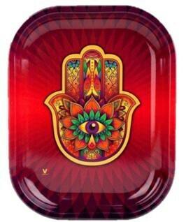 Rolling Trays - Hamsa - Red - Small