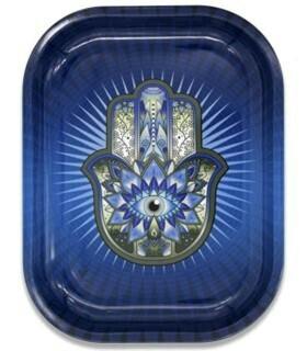 Rolling Trays - Hamsa - Small - Blue