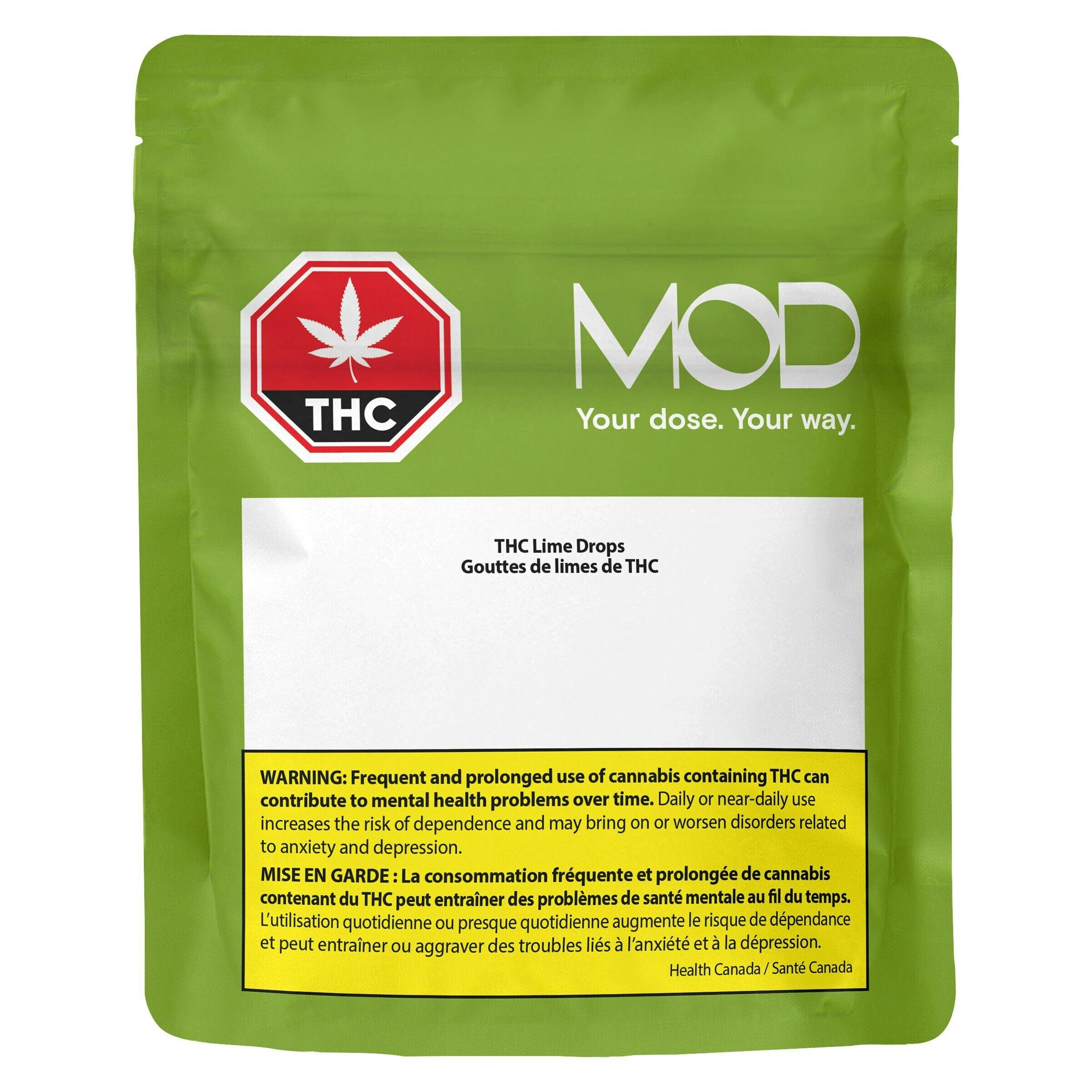 MOD - THC Lime Drops - Hybrid - 2ml