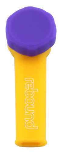 Rebound - Edition 2 Silicone 3" Hand Pipe with cap - Yellow