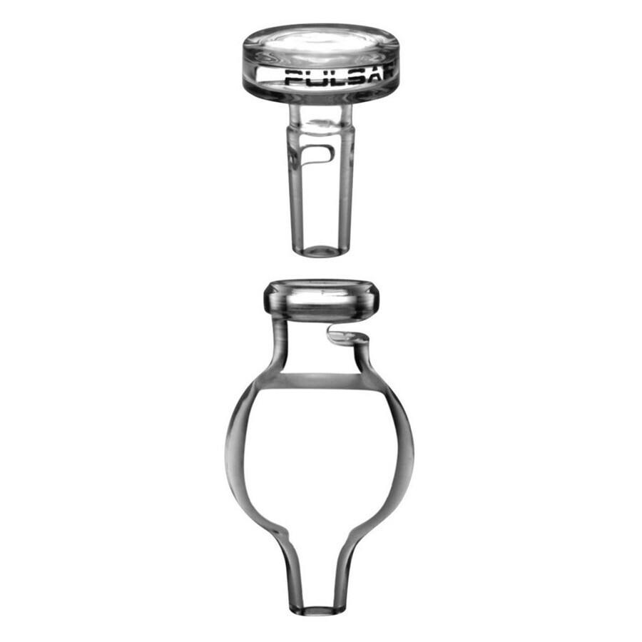Pulsar - Bubble Carb Cap with Stop & Airflow Control - Clear