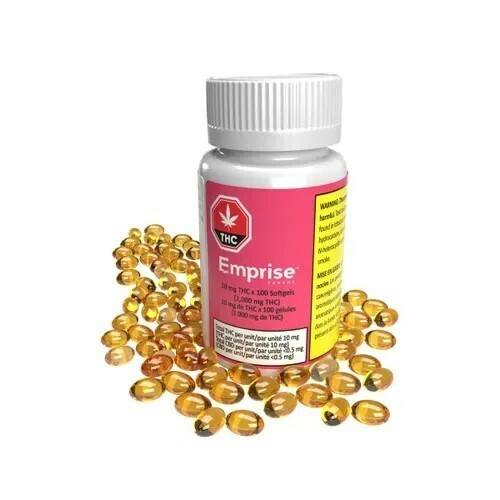Emprise Canada - 1,000 mg Softgels (100 x 10 mg) - Sativa - 100 caps