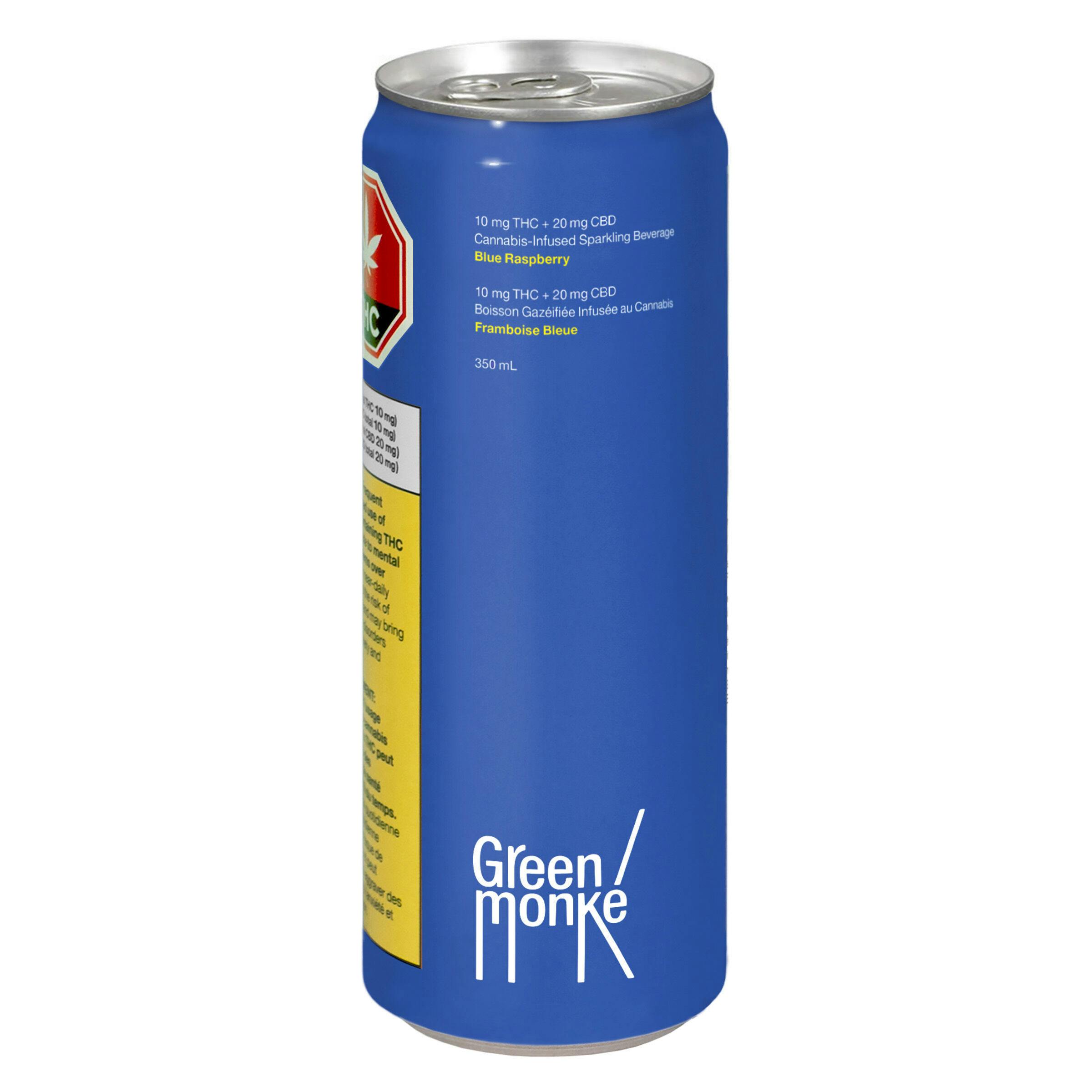 Green Monke - Blue Raspberry - Hybrid - 350ml