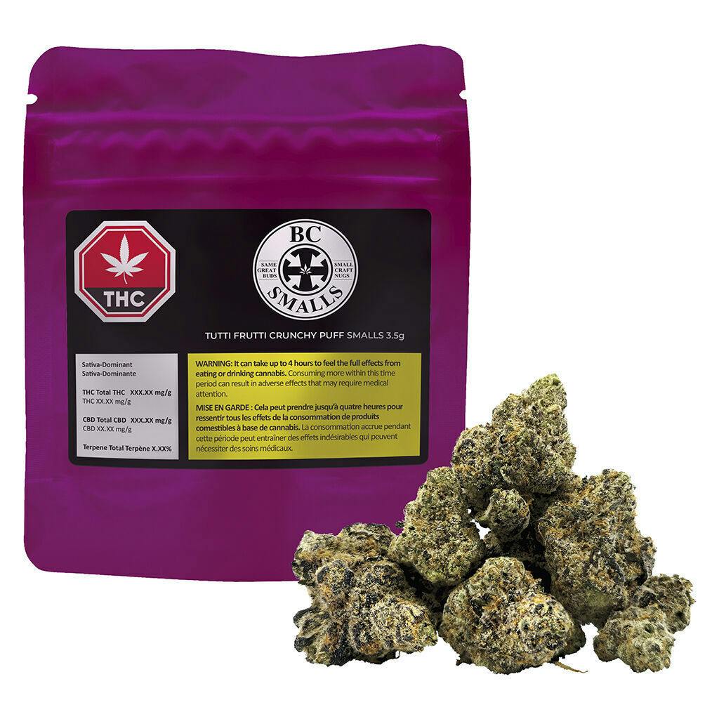 BC Smalls - Tutti Frutti Crunchy Puff Smalls - Sativa - 3.5g