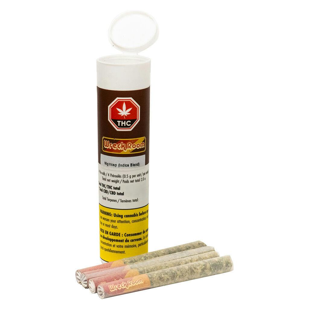 Wreckroom - Nightcap (Indica Blend) Pre-Roll - 4x0.5g