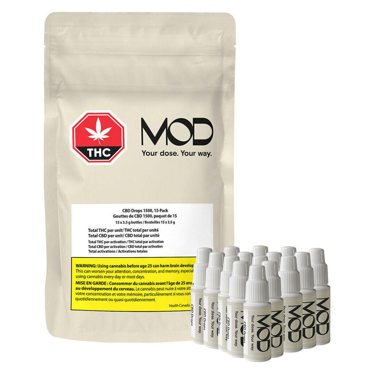 MOD - CBD Drops 1500 (Purple Label) - Blend - 45ml