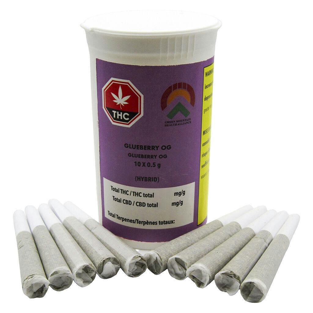 Green Mountain - Glueberry OG Pre-Roll - Hybrid - 10x0.5g