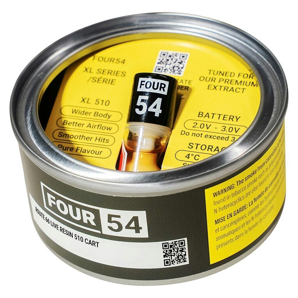 FOUR54 - Route 66 Live Resin 510 Thread Cartridge Sativa - 1g