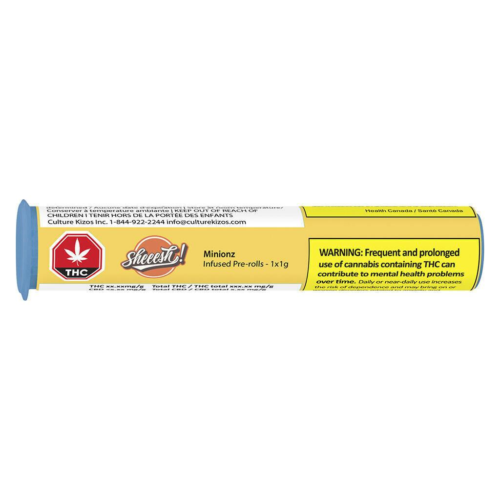 Sheeesh! - Minionz Infused Pre-Roll - Sativa - 1x1g