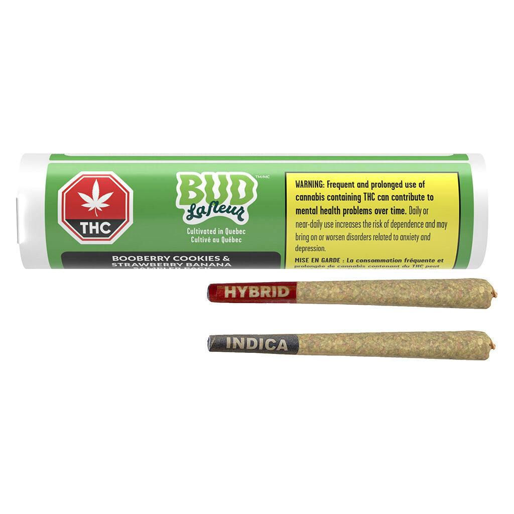 Bud Lafleur - Booberry Cookies & Strawberry Banana Sampler Pack Pre-Roll - Varity - 2x0.5g