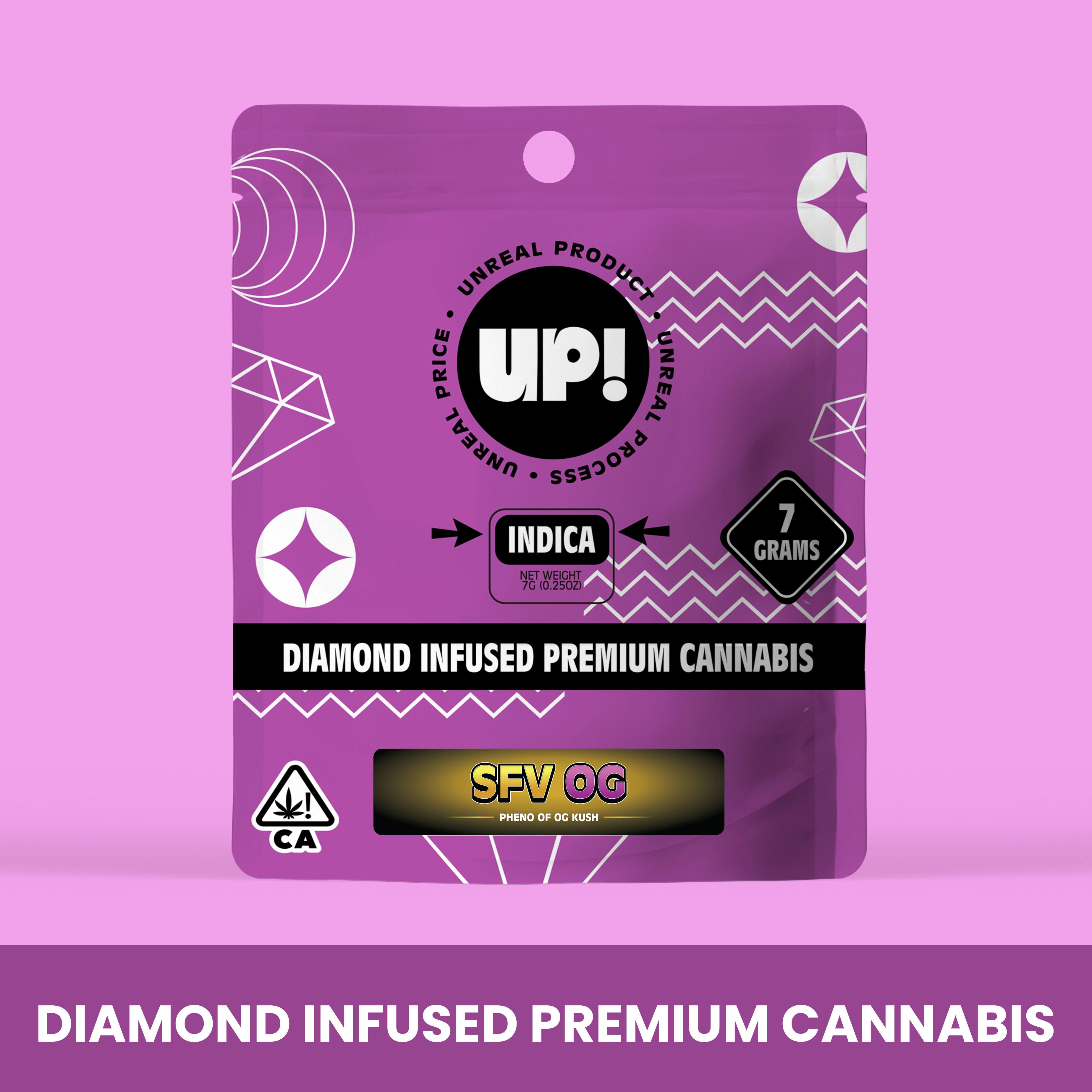UP! - SFV OG (Indica) Infused Premium Flower