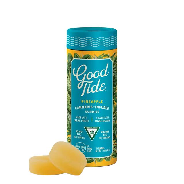 GOOD TIDE | PINEAPPLE HASH ROSIN | GUMMIES | 200MG