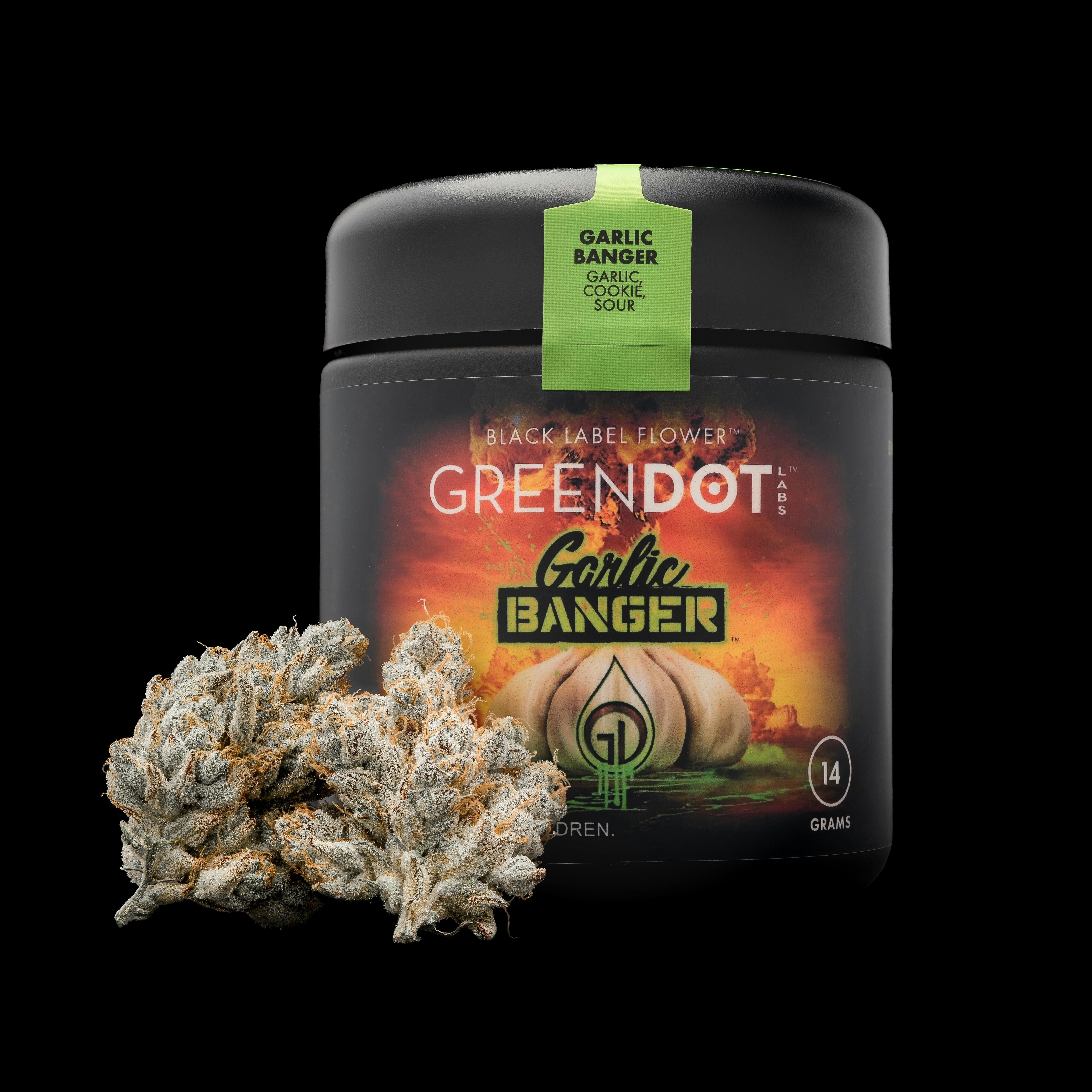 Green Dot - Pre-Packed - Garlic Banger - (H)