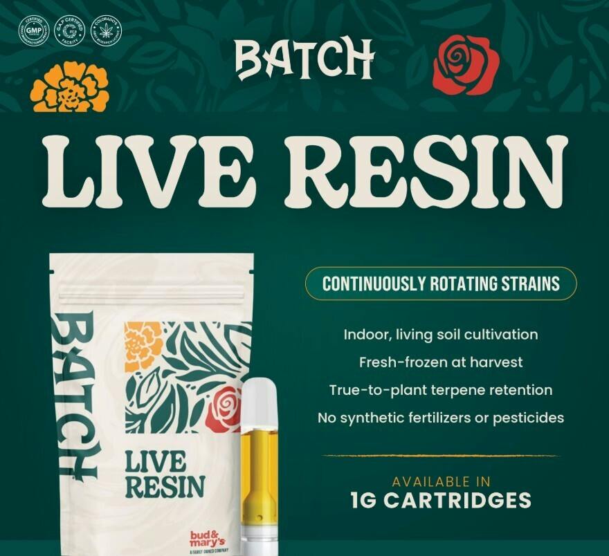 Batch - Live Resin Cartridge - Gasonade (H)