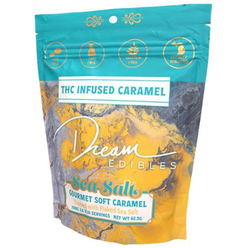 Dream Sea Salt Caramels 10pk 100mg THC