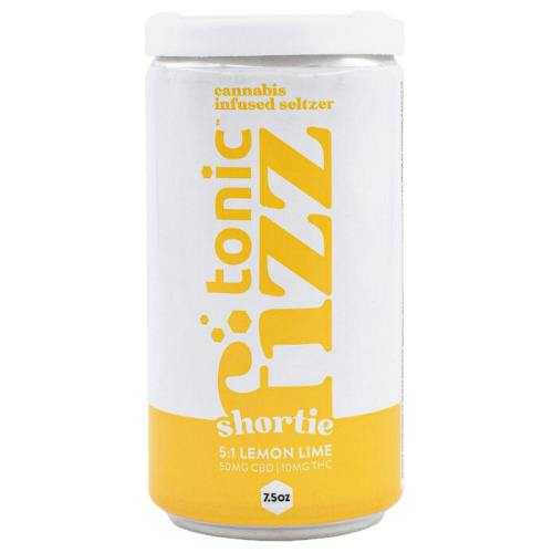 Tonic Fizz Lemon Lime Infused Seltzer 10mg THC : 50mg CBD