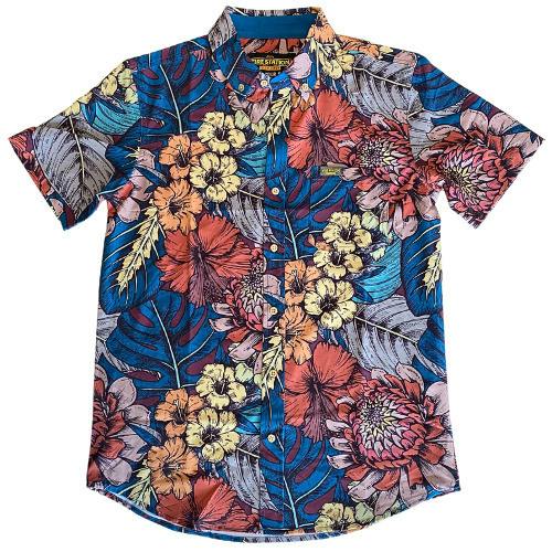 TFS Apparel - Hawaiian Button Down with Pockets Medium