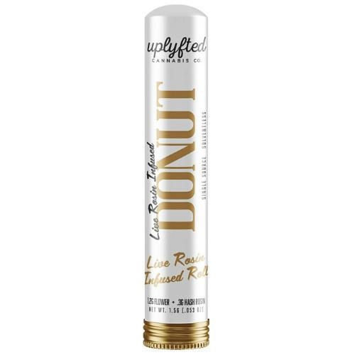 Uplyfted Cap Junky x Papaya Bomb Live Rosin Donut Infused Pre-Roll