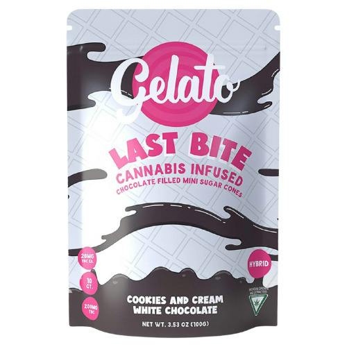 Gelato Last Bite Cookies and Cream White Chocolate Cones 200mg THC