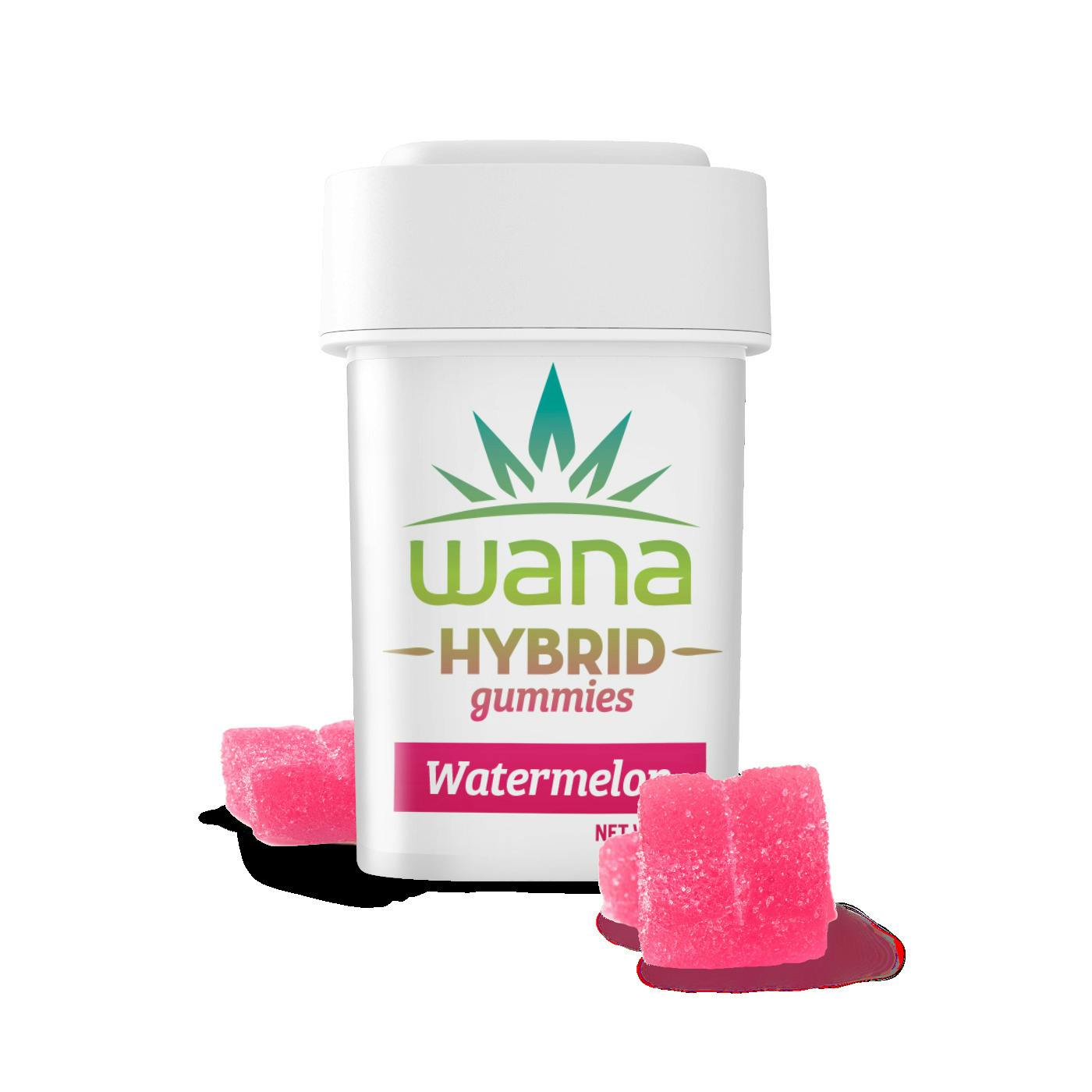 Wana Watermelon Hybrid Gummies 200mg THC