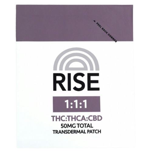 Rise Transdermal Patch 1:1:1 THC:THCA:CBD 50mg