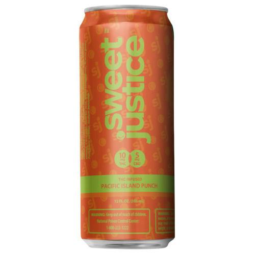 Sweet Justice Pacific Island Punch Infused Drink 10mg THC : 5mg CBD